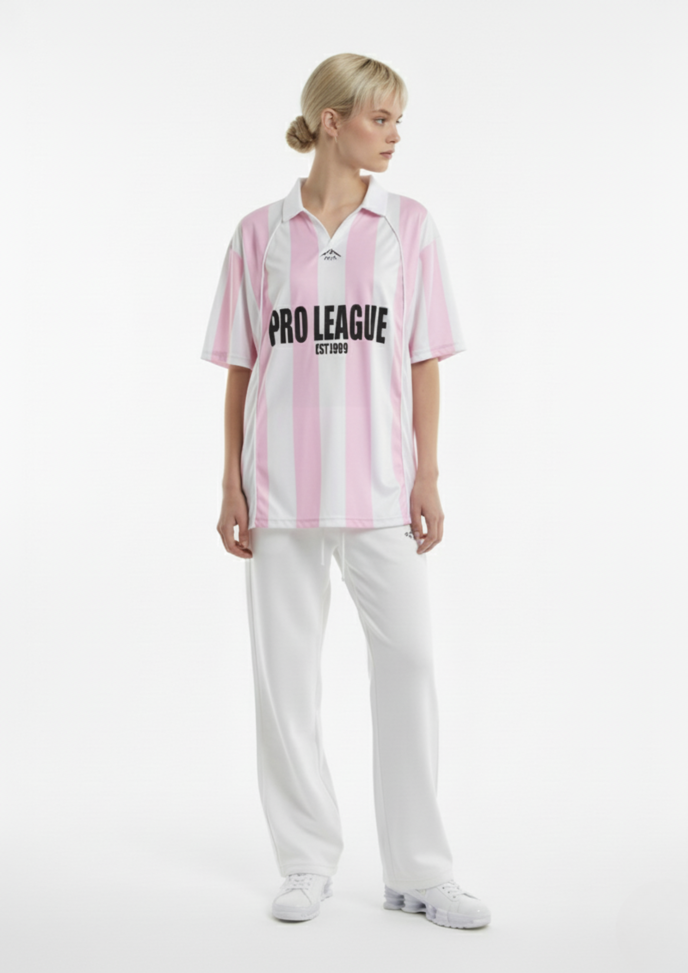 USCO SPORTS JERSEY IN PINK STRIPE