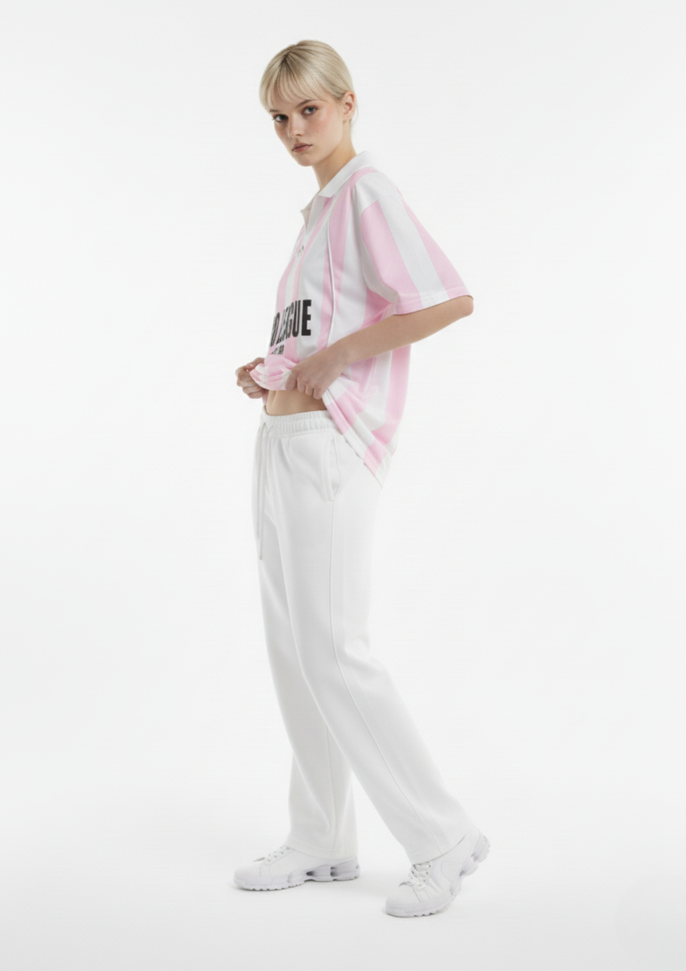 USCO SPORTS JERSEY IN PINK STRIPE