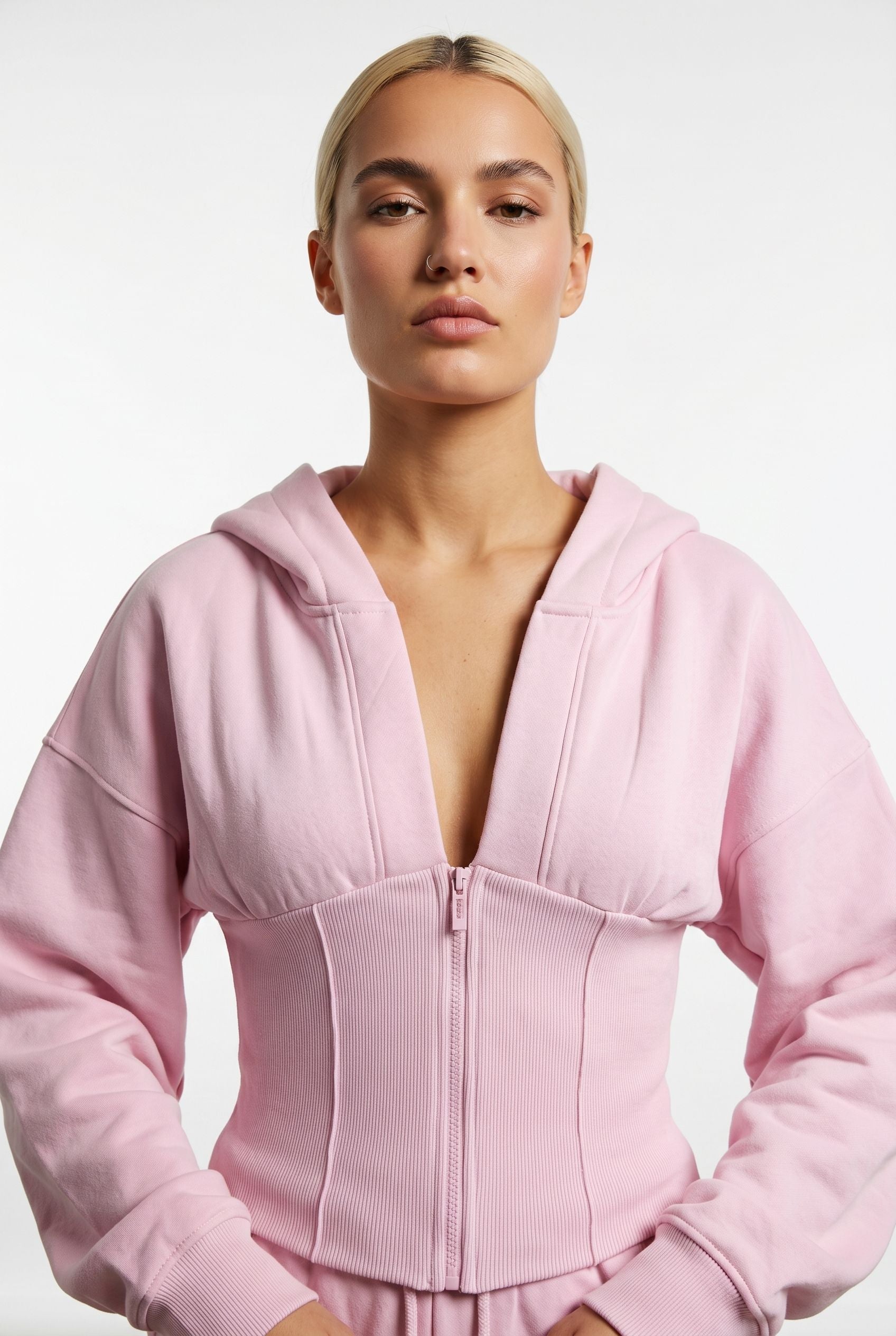 The Sculpted Short Set in pink