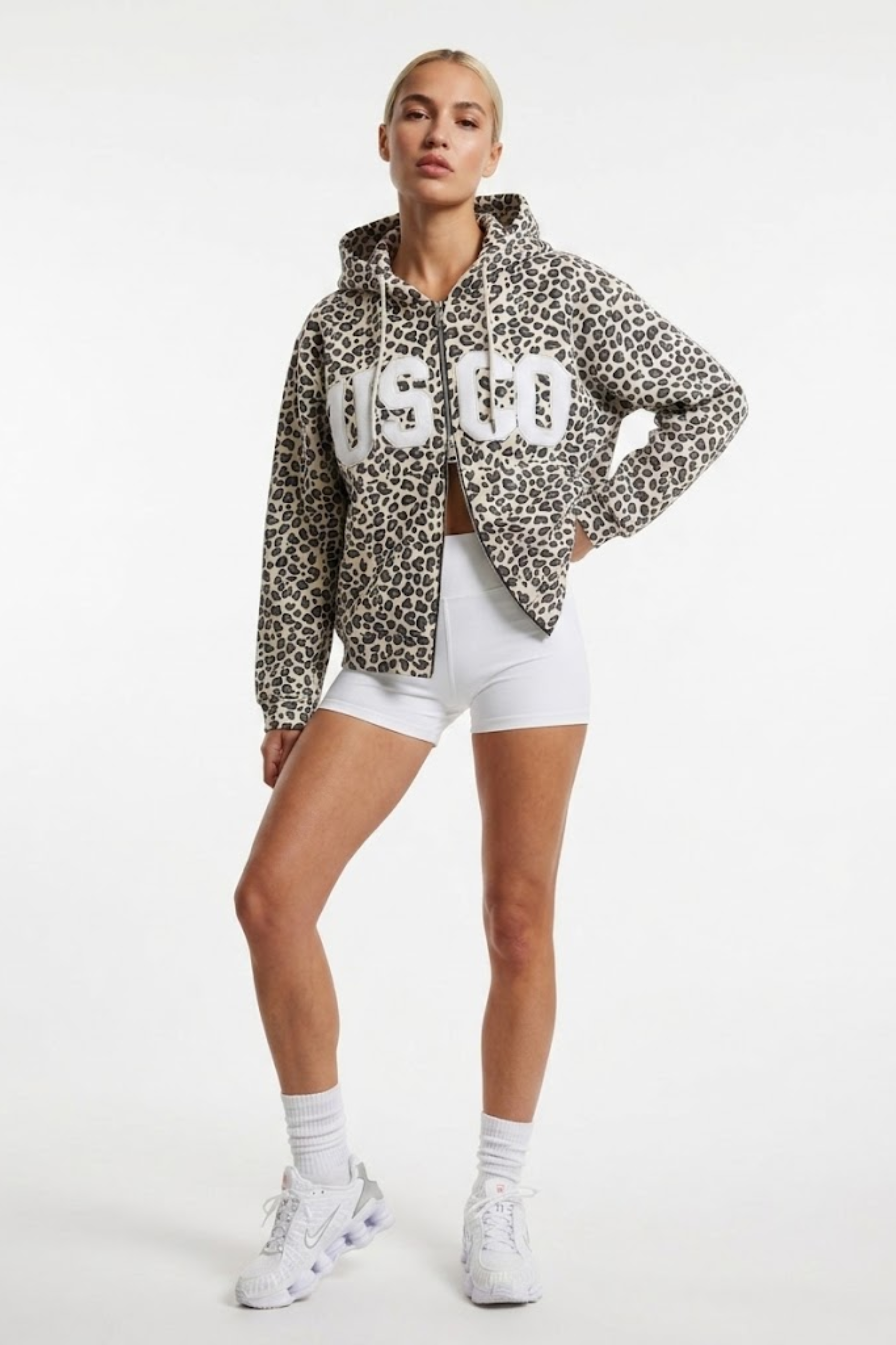 THE UNTAMED HOODIE IN LEOPARD